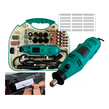 Taladro Tipo Dremel Fresa Torno Con Plantilla De Patente