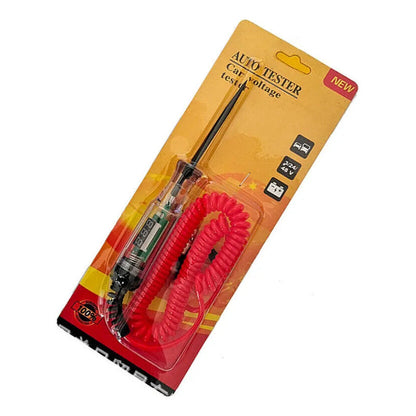 Pack 2 De Probadores De Voltaje De Pantalla Digital 3-24-48v Rojo