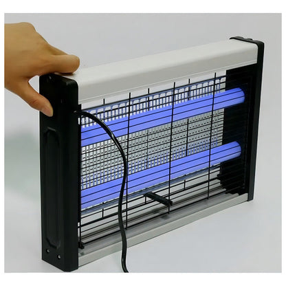 Lampara Luz Uv Mata Mosquito Zancudos Moscas Insectos 15w Negro