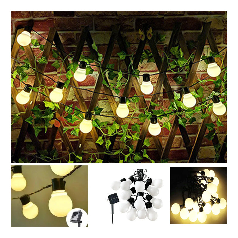 Pack X 2 Luces Solares Navidad Guirnalda  Varios Modelos