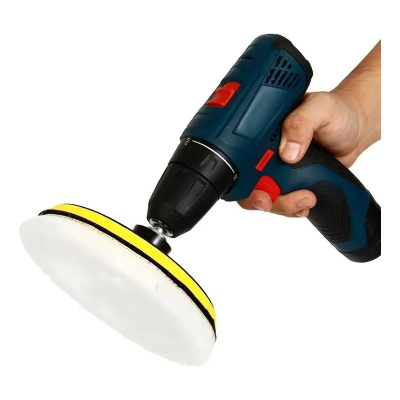 Taladro Destornillador Pulidora Inalámbrica Con Accesorios Agua 220 50hz
