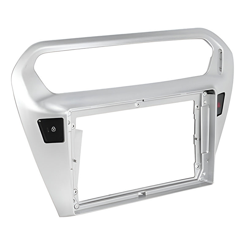 Bisel Radio Adaptador 9 PuLG Citroen C-elysse Y Peugeot 301 Gris