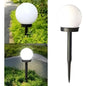 Pack 6 Foco Led  Solar Estaca Decoracion Globo Para Jardín  Blanco
