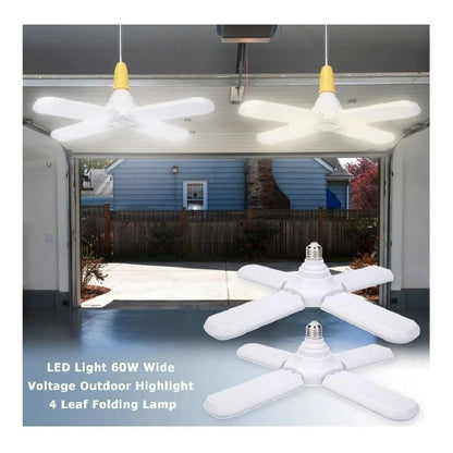 Ampolletas Led 4 Aspas Ángulo Ajustable 60w Ahorradora Blanco Neutro