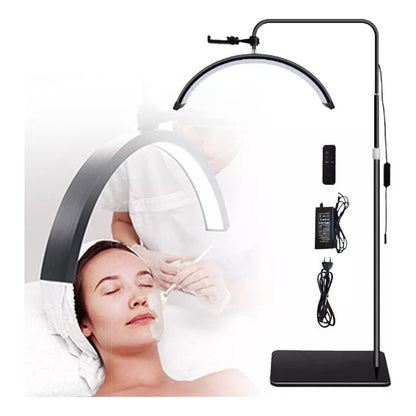 Lampara Led Lashista Manicure Estetica Led Media Luna