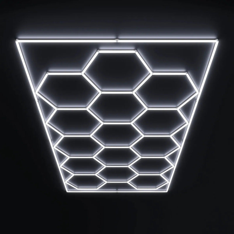 Luz Led Rectangular 14 Hexagonos 4.8x2.4mt 6500k 720w 220v