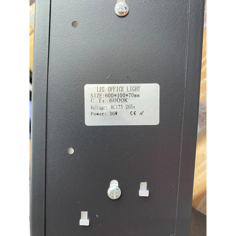 Lámpara Led Colgante Hexágono Abierta Moderna 36w Luz Fría