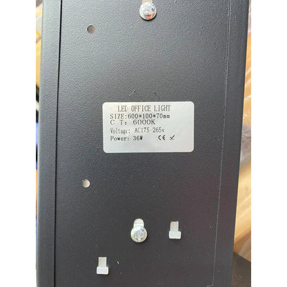 Lámpara Led Colgante Hexágono Abierta Moderna 36w Luz Fría