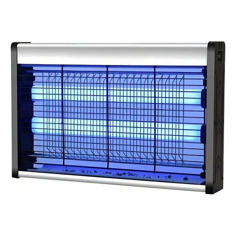 Lampara Luz Uv Mata Mosquito Zancudos Moscas Insectos 15w Negro