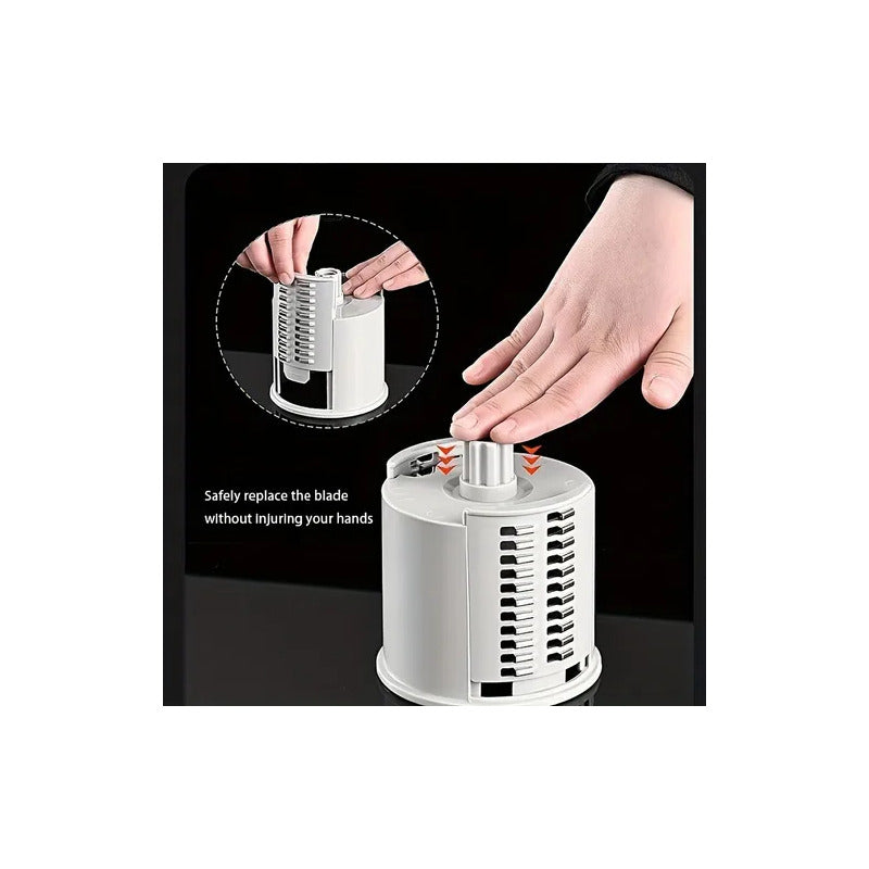 Rebanador Rayador Cortador De Queso Vegetales Frutas Verde Claro