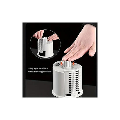 Rebanador Rayador Cortador De Queso Vegetales Frutas Verde Claro