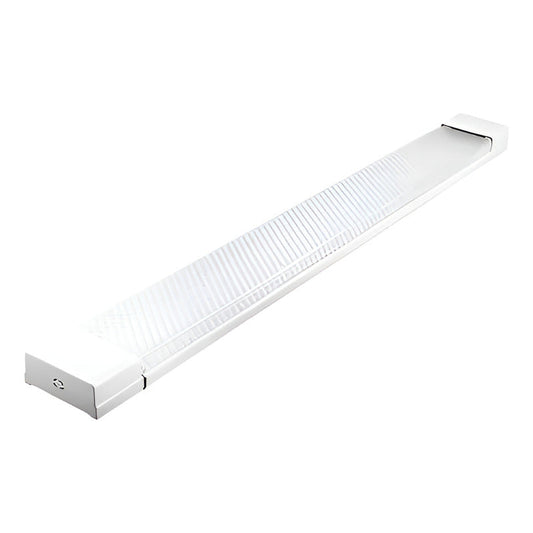 Tubo Led Con Base Canoa 18w 120cm Luz Fria Lisa Y Texturizad