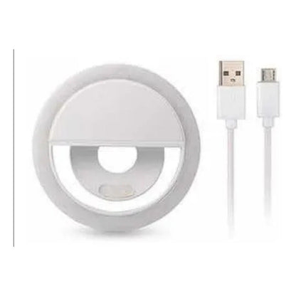 Aro De Luz, Anillo De Luz, 36 Led, 3 Modos De Luz Recargable Blanco Blanco Frío