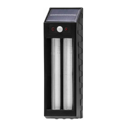 Pack X2 Aplique Solar Led Lampara De Pared Con Doble Luz 18w Agua