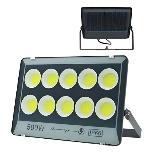 Foco Led Reflector Estadio Exterior Led 500w Gris Oscuro Fría