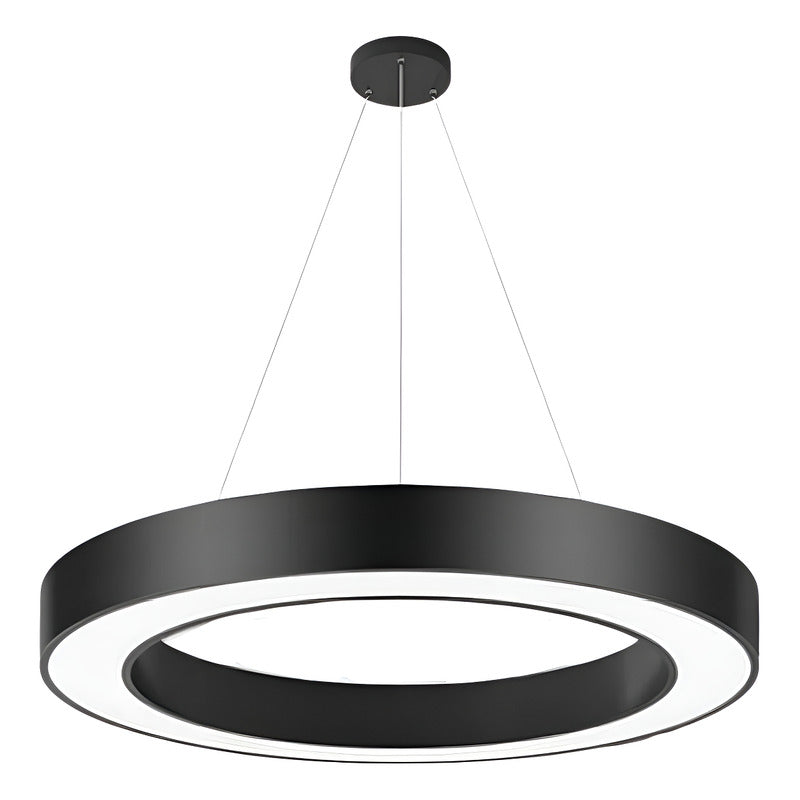 Lámpara Led Colgante Hexágono Abierta Moderna 36w Luz Fría