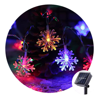 Pack X 2 Luces Solares Navidad Guirnalda  Varios Modelos