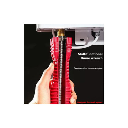 Llave Para Apretar El Tubo Del Grifo Herramienta Fregadero Rojo