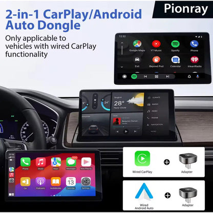 Adaptador Inalámbrico Carplay/android Automático 2 En 1 Auto