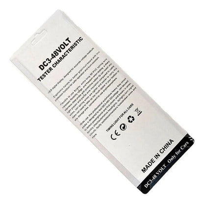 Pack 2 De Probadores De Voltaje De Pantalla Digital 3-24-48v Rojo