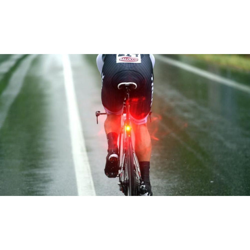 Luces Bicicleta Led Delantera Y Trasera Recargable Usb Negro