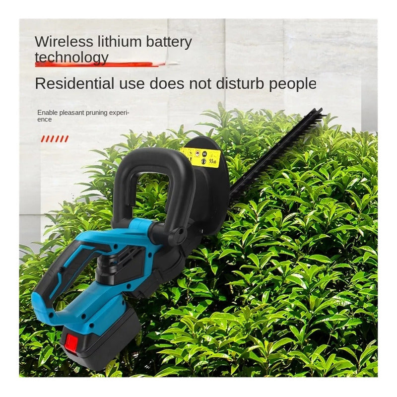 Cortasetos Inalambrico Podadora Pasto Bateria Recargable 20v Naranja Oscuro