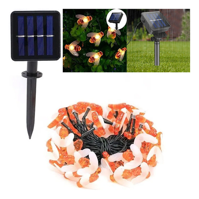 Pack X 2 Luces Solares Navidad Guirnalda  Varios Modelos