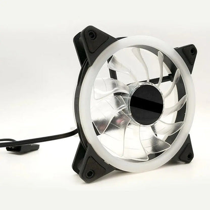 Fan Cooler 120mm Pc Gamer Led Rgb 4 Pin Ide Chasis
