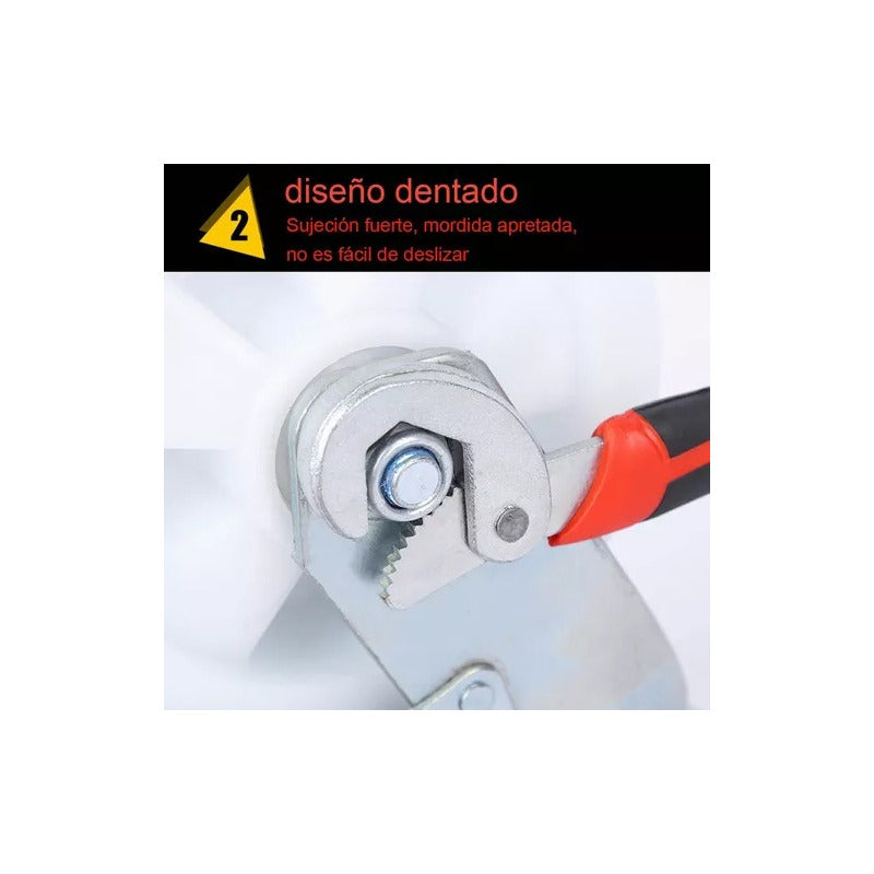 Pack X2 Llaves Tuerca Corona Ajustables Universales 8-32mm Negro