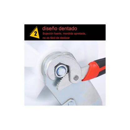 Pack X2 Llaves Tuerca Corona Ajustables Universales 8-32mm Negro