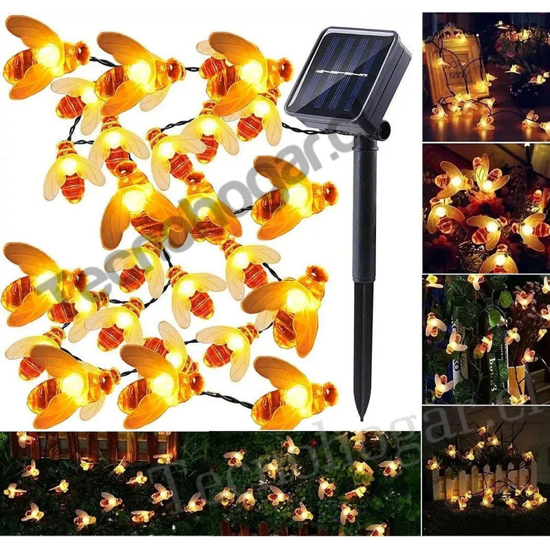 Pack X 2 Luces Solares Navidad Guirnalda  Varios Modelos