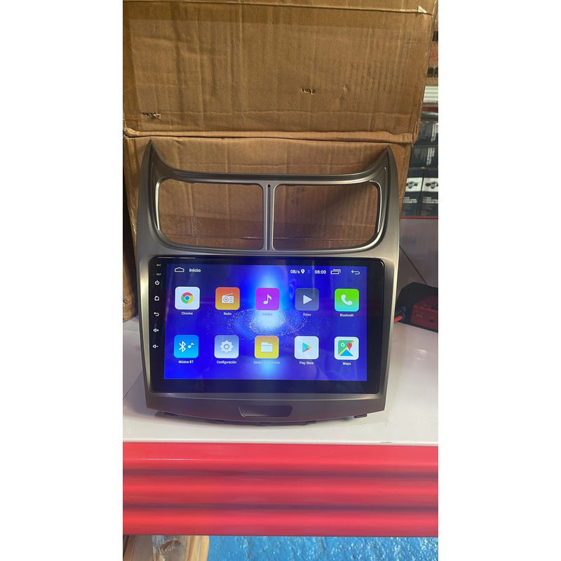 Bisel Adaptador Radio 9 Pulgad Chevrolet New Sail 2004-2012 50-1 Color Gris