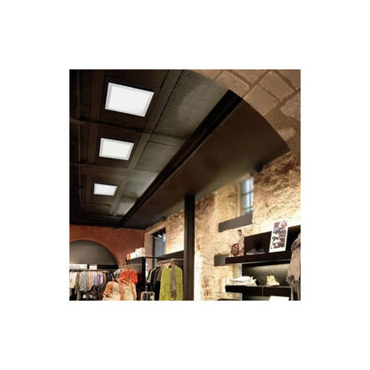 Pack X2 Panel Led Sobrepuesto 18w Foco Plafon Redondo Cuadra Cuadrado