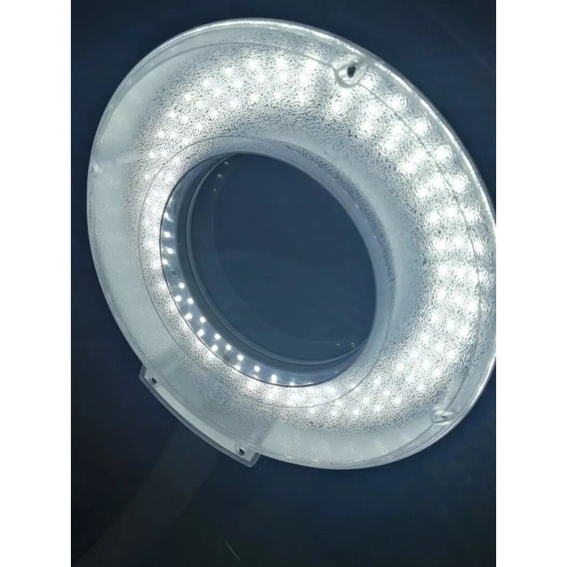 Lampara Estética Lupa Aumento Pedestal Tatuajes Maquillaje