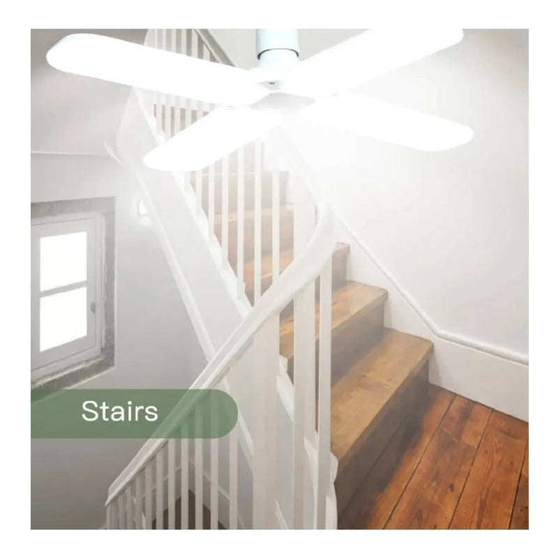 Ampolletas Led 4 Aspas Ángulo Ajustable 60w Ahorradora Blanco Neutro