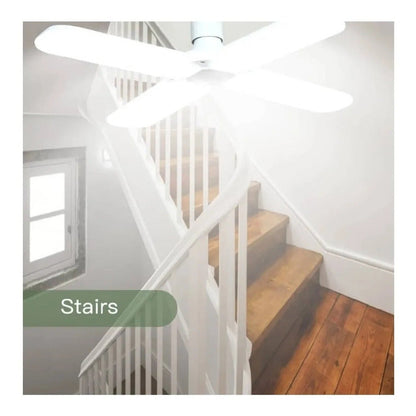 Ampolletas Led 4 Aspas Ángulo Ajustable 60w Ahorradora X4 Blanco Neutro