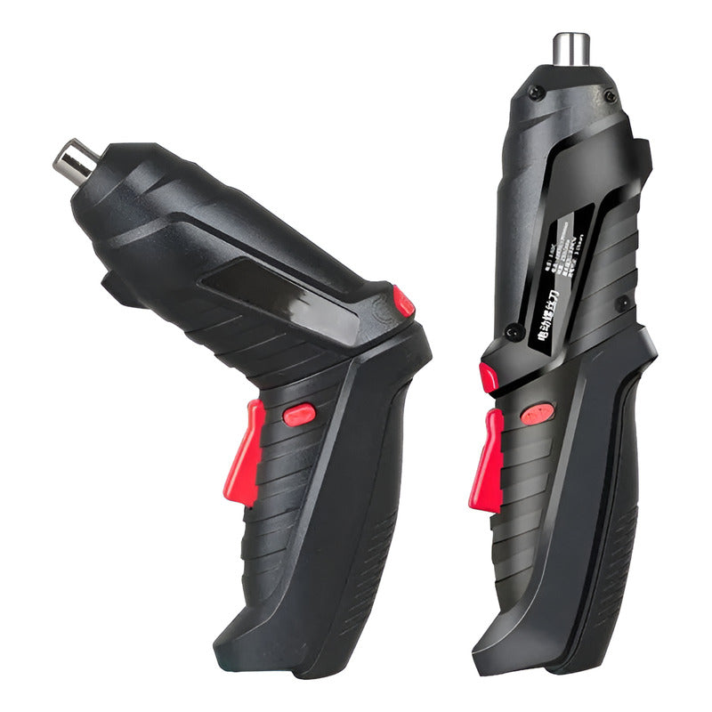 Kit Atornillador Inalambrico Taladro Atornillador  Negro Y Verde 12v 180