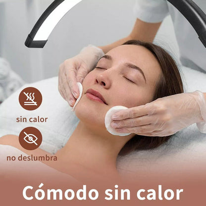 Lampara Led Lashista Manicure Estetica Led Media Luna