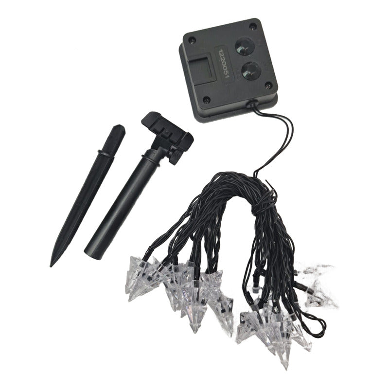 Pack X 2 Luces Solares Navidad Guirnalda  Varios Modelos