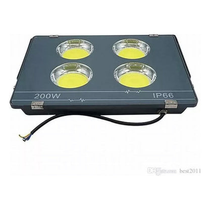 Foco Led De 200w Cultivo Proyector Estadios Exterior Ip67 Gris Blanco Frío