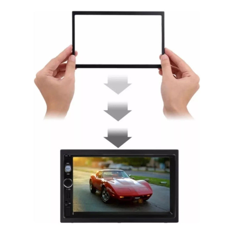 Adaptador Bisel Para Radio Autos 2 Din