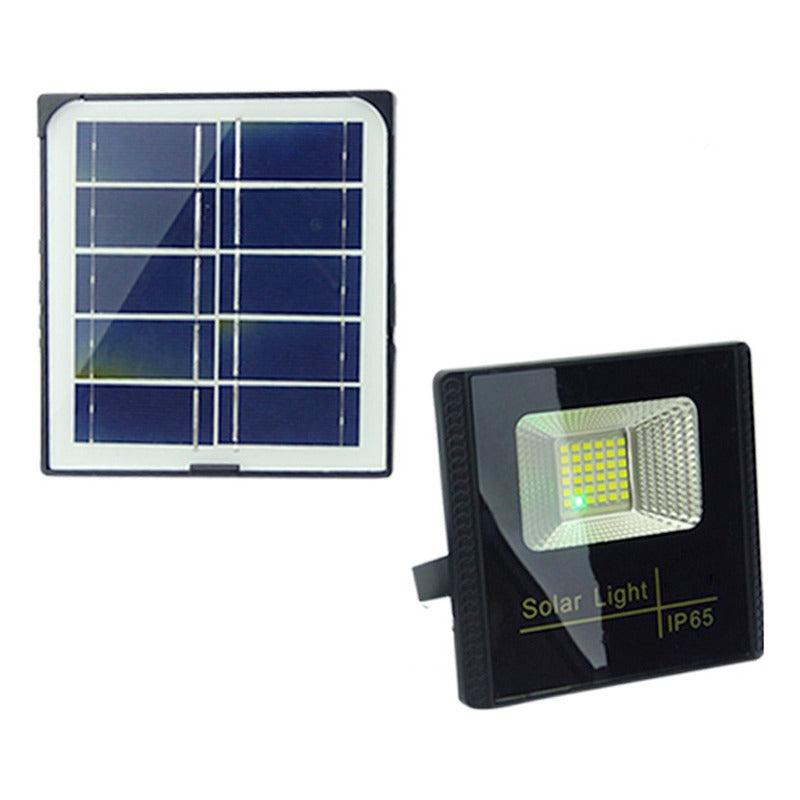 Aplique Solar 30 Led, Alumbra Mas Que Otros Modelos,ip65 Ext Negro Blanco