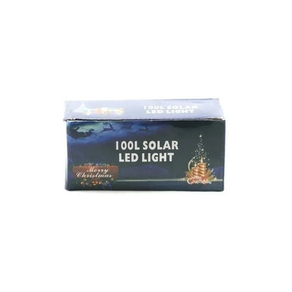 Guirnalda Led Solar X3 Fria 100 Led Luz 10 Metros Ext E Int