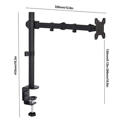 Soporte Pm50 Para Monitor Pantalla Táctil Tv Brazo 17-32 Col Negro