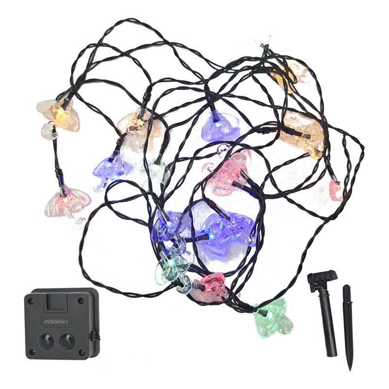 Pack X 2 Luces Solares Navidad Guirnalda  Varios Modelos