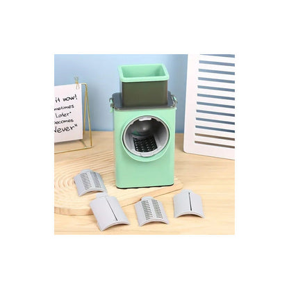 Rebanador Rayador Cortador De Queso Vegetales Frutas Verde Claro