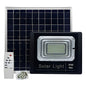 Foco Solar 800w Led + Panel Solar Y Control Remoto Negro Fría