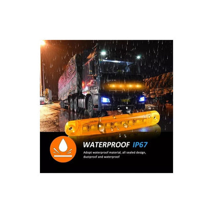 Luces Led 9-30v Laterales 4 Unidades Auto Camión Amarilla