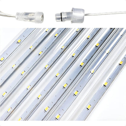 Luces Tubo Solar Led Guirnalda Lluvia De Meteoritos Exterior Multicolor