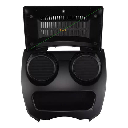 Bisel Radio Adaptador Consola Byd F0 2008 / 2012 9 Pulgadas  Negro